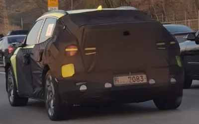 Genesis GV60 EV Crossover Spied w/ Unusual Color