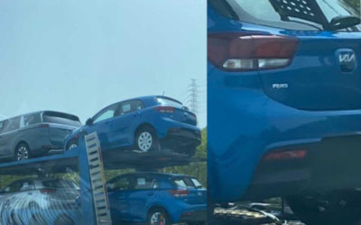 Kia Rio Spied with the New Logo