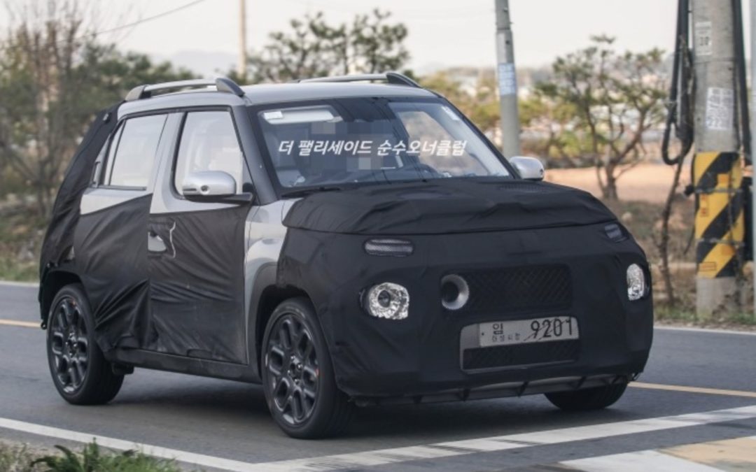Hyundai AX1 Small SUV Spied in South Korea