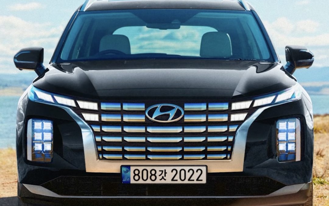 Hyundai Palisade Facelift Rendering