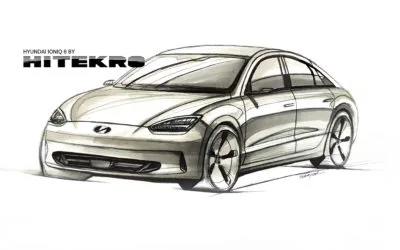 Teaser: Hyundai IONIQ 6 Rendering