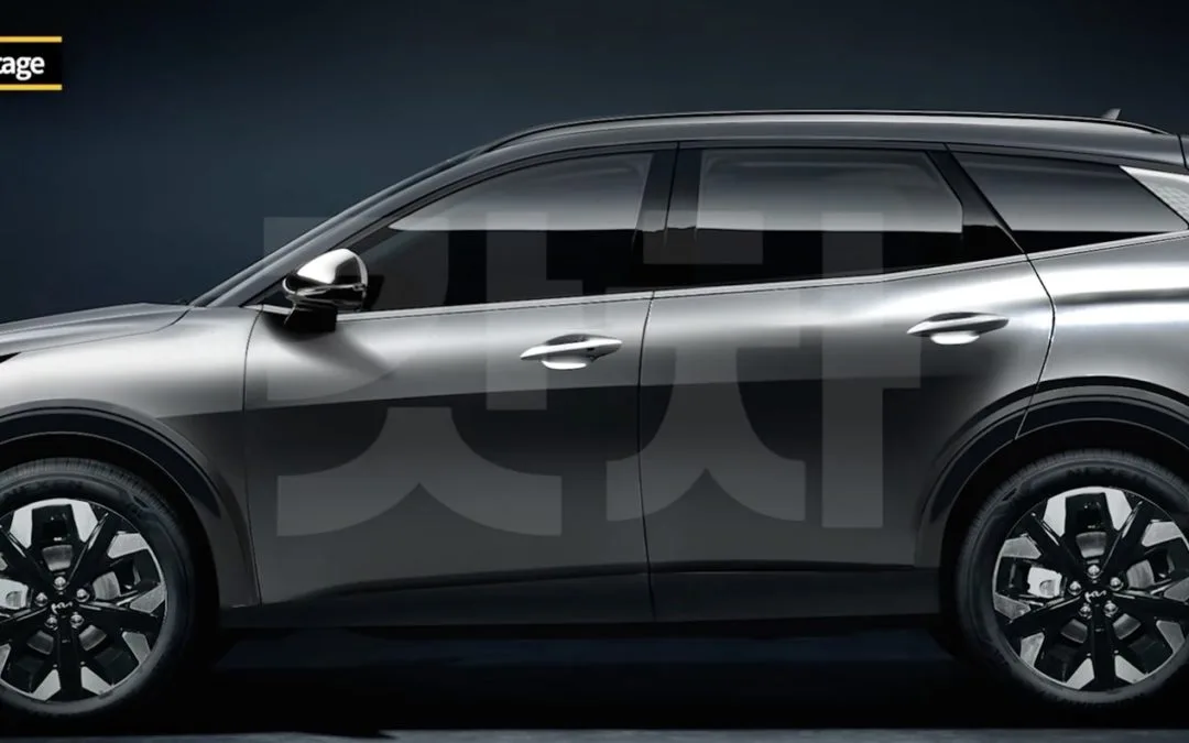 5th Gen Kia Sportage Side Rendering