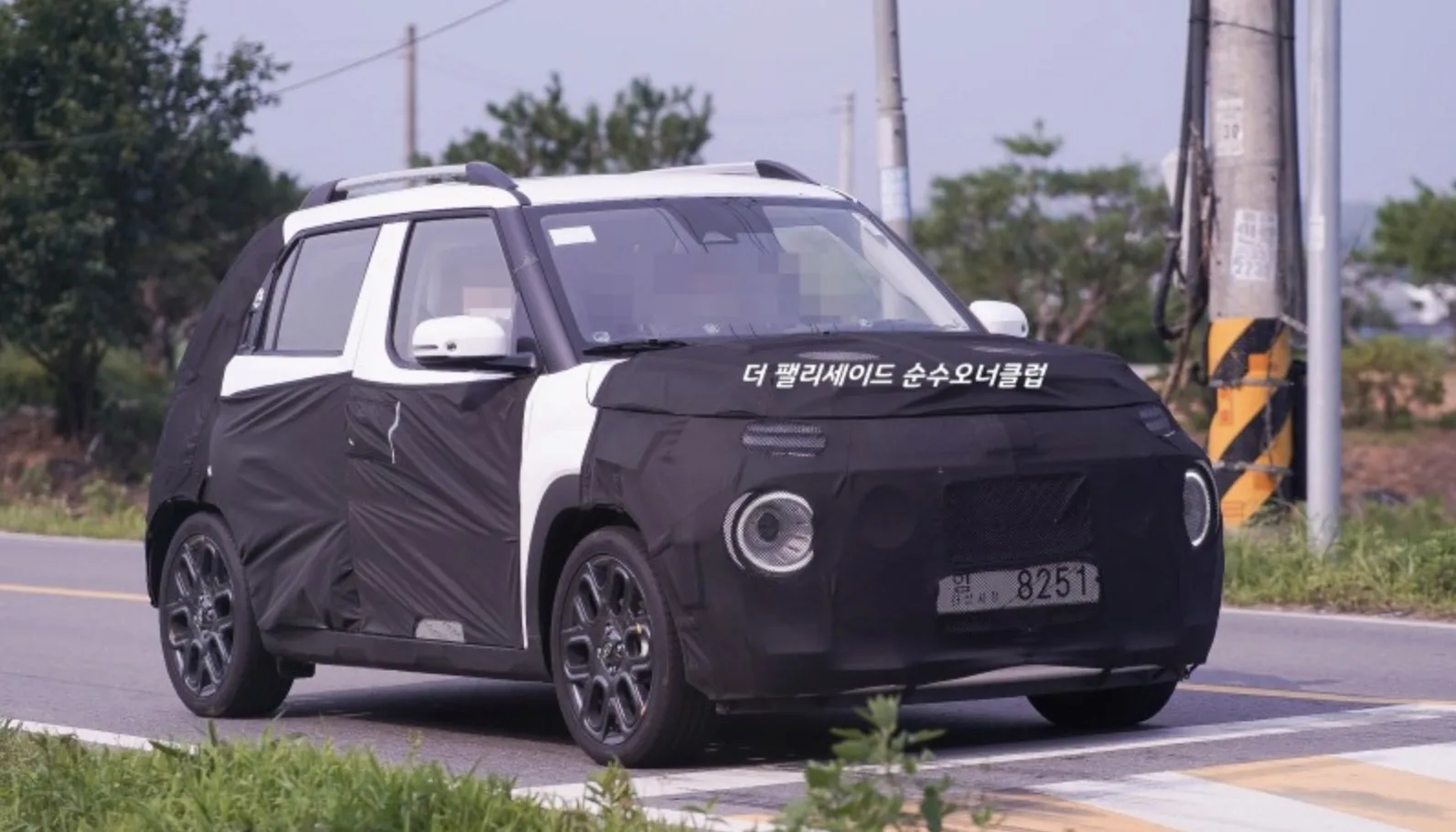 hyundai casper ax1 spied 2