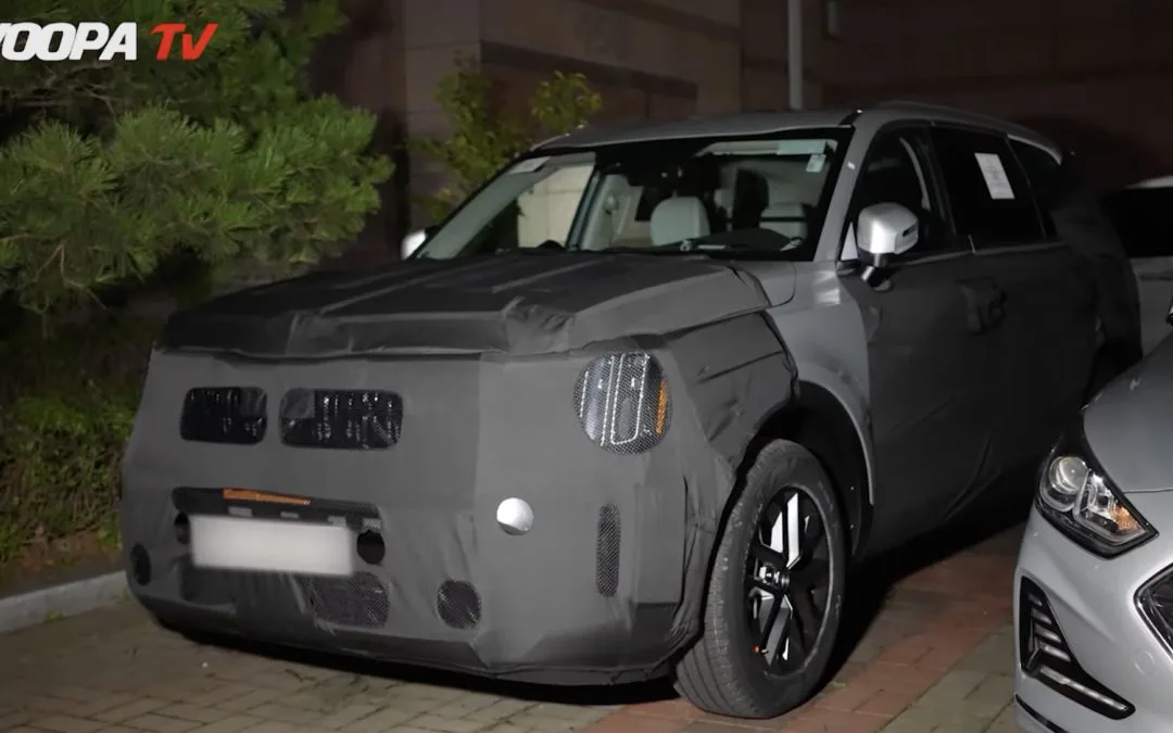 2023 Kia Telluride Facelift Spied
