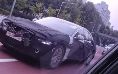 Genesis G90 Caught While Testing LiDAR