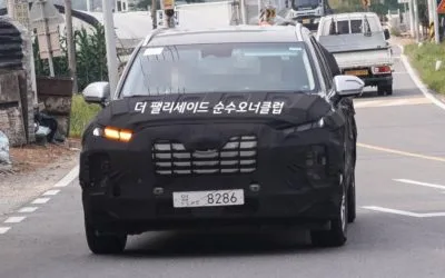 2022 Hyundai Palisade Facelift Spied