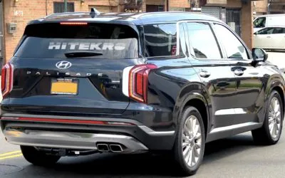 Hyundai Palisade Facelift Rear Rendering