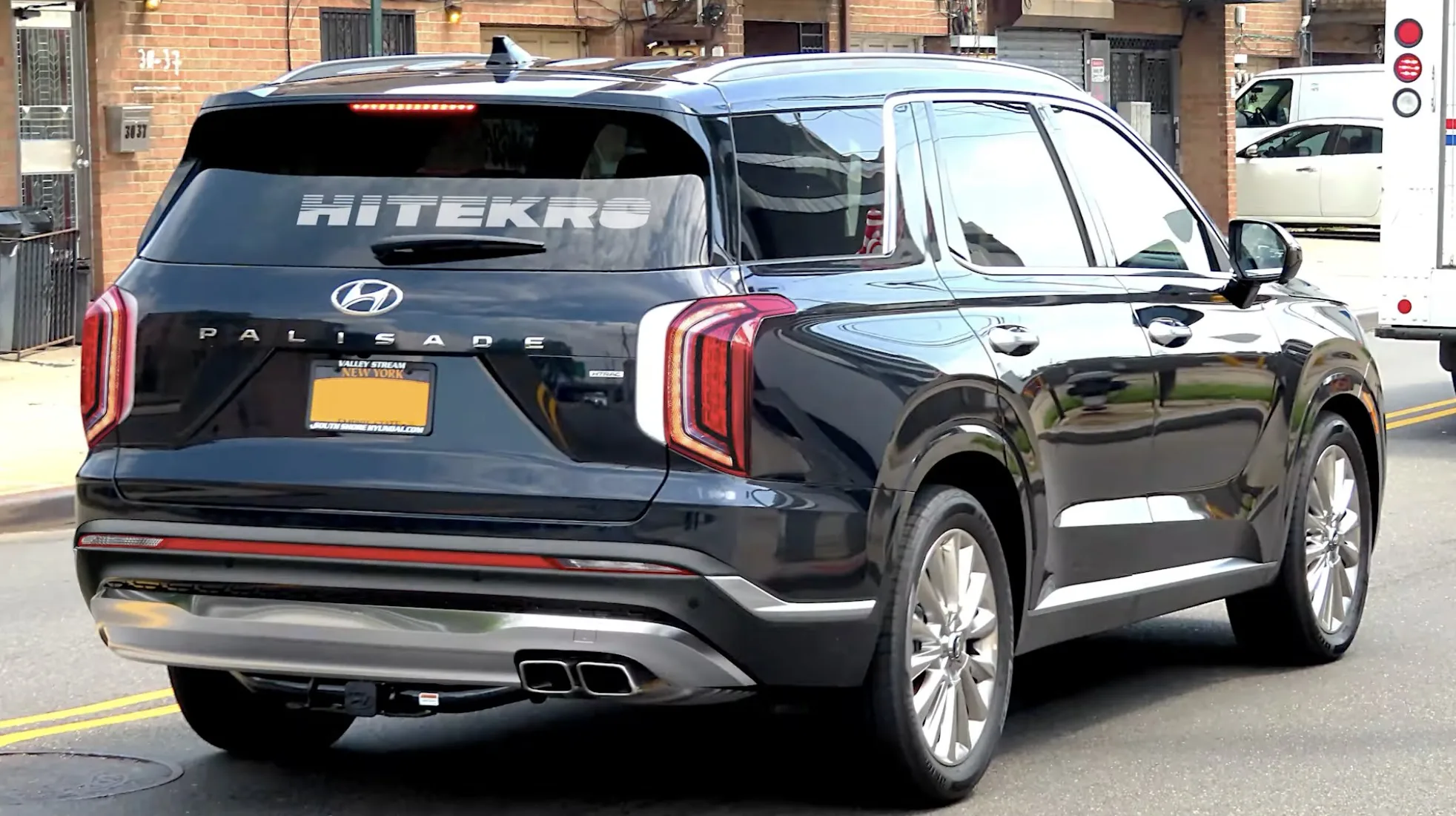 renderizado de estiramiento facial hyundai palisade