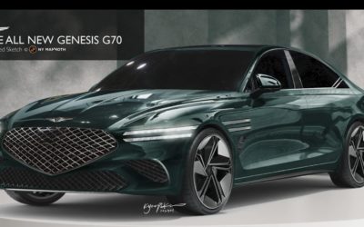 Next-gen Genesis G70 Imagined