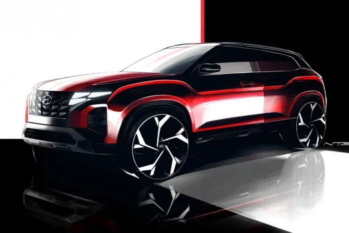 Hyundai Creta Facelift Sketches Revealed, to be a Baby Tucson