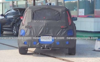 Kia Soul Facelift Spied e/ New Taillights Graphics