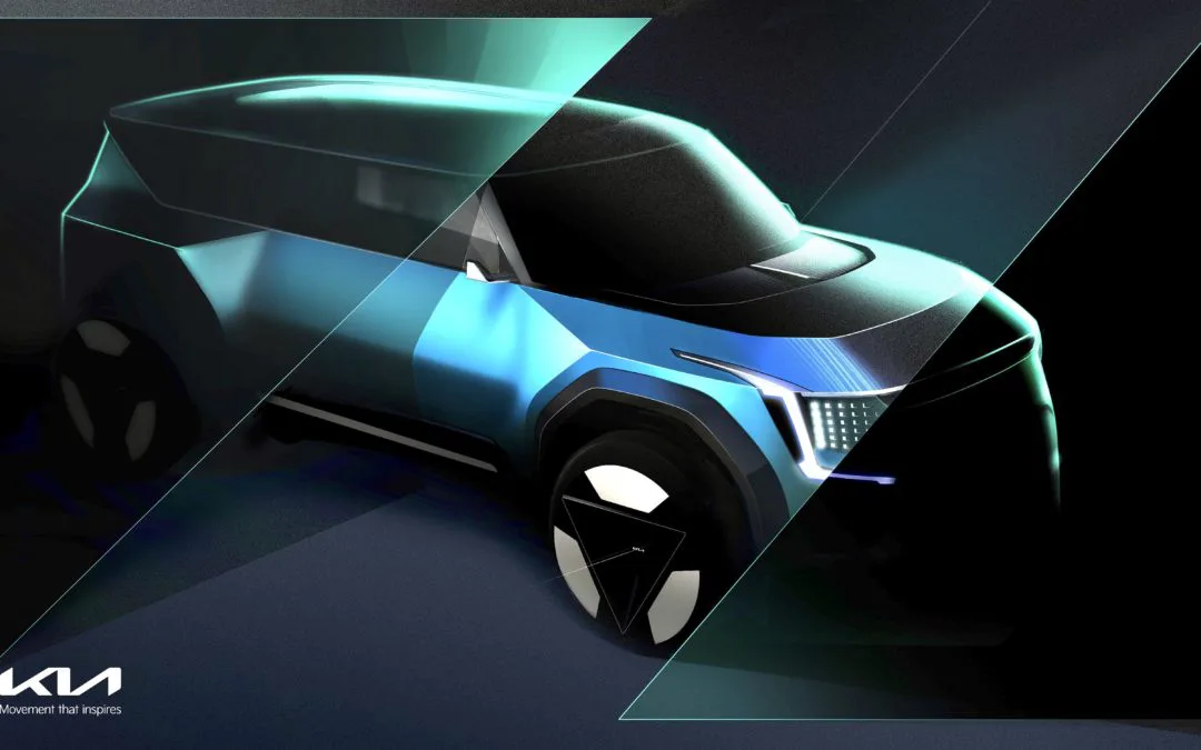Kia Teases EV9, Full Debut Set for LA Auto Show