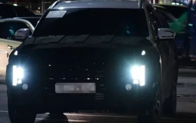 Hyundai Palisade Spied, New DRL LED Signature & 6-seater Version