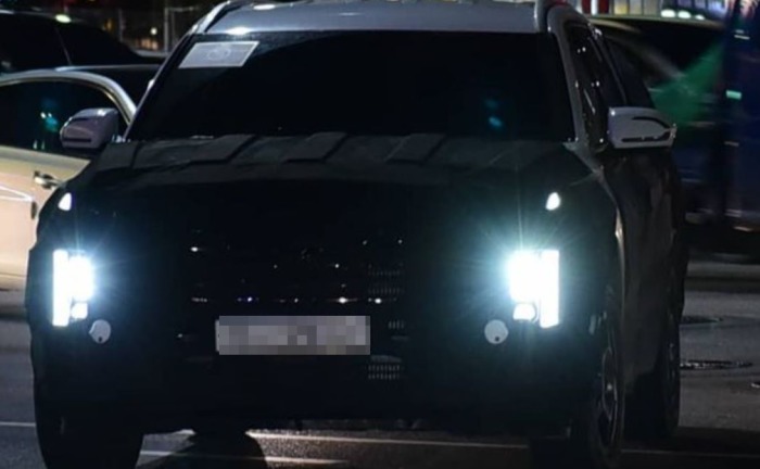 Hyundai Palisade Spied, New DRL LED Signature & 6-seater Version