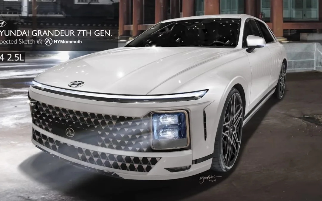 7th Gen Hyundai Grandeur Rendering