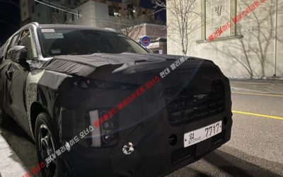 Hyundai Palisade Facelift P1 Prototype Spotted