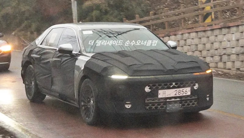 Hyundai Grandeur GN7 Continues Testing