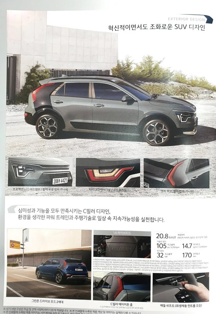 Kia Niro Full Specs Revealed - Korean Car Blog