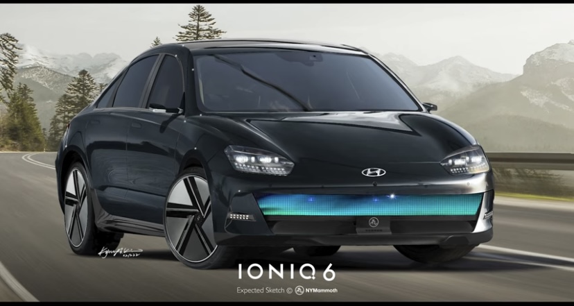 What If Hyundai IONIQ 6 Premieres Lightning Grille?