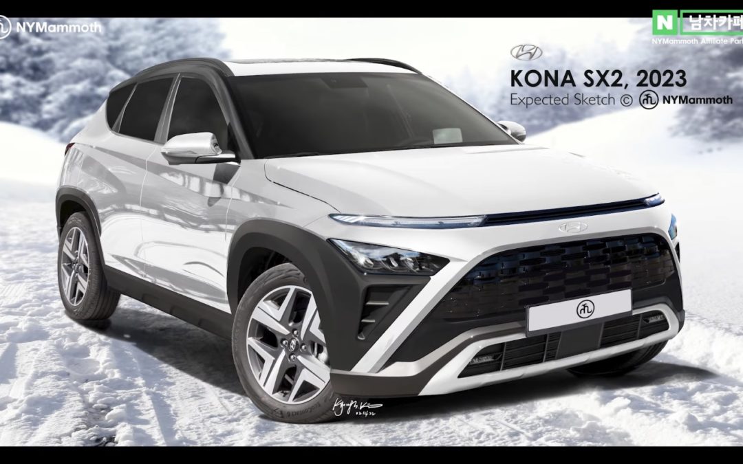 Next-gen Hyundai KONA Rendered for the 1st Time