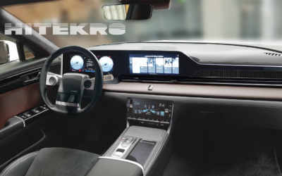Hyundai Grandeur Retro Interior Rendered