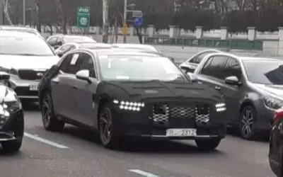 Genesis G90 Spied Testing LiDAR