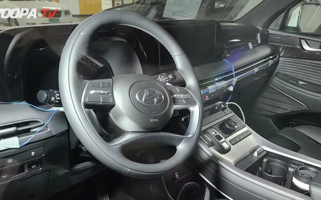 Palisade Facelift Interior Exposed Once Again