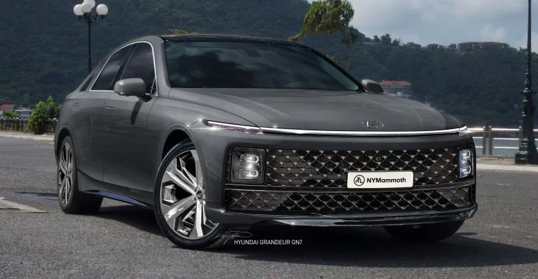 Hyundai Grandeur GN7 Latest Rendering