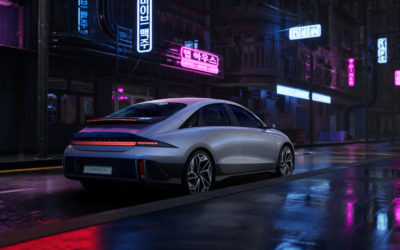 Hyundai Reveals IONIQ 6 Electrified Streamliner