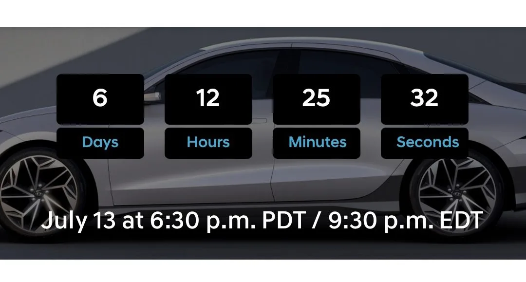 Countdown for IONIQ 6 World Premier Begins