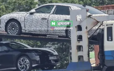 Hyundai Grandeur Loses Camo, Shows Side Profile