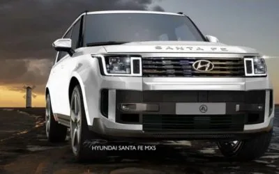Hyundai Santa Fe MX5 Rendering