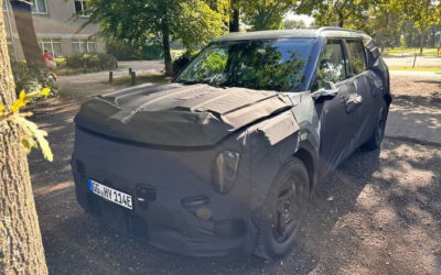 Kia EV9 Spied in Europe w/ Camera Mirrors