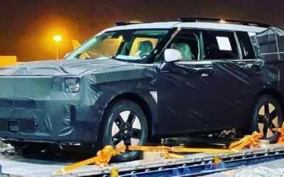 Hyundai Santa Fe Caught Ready to be Shipped