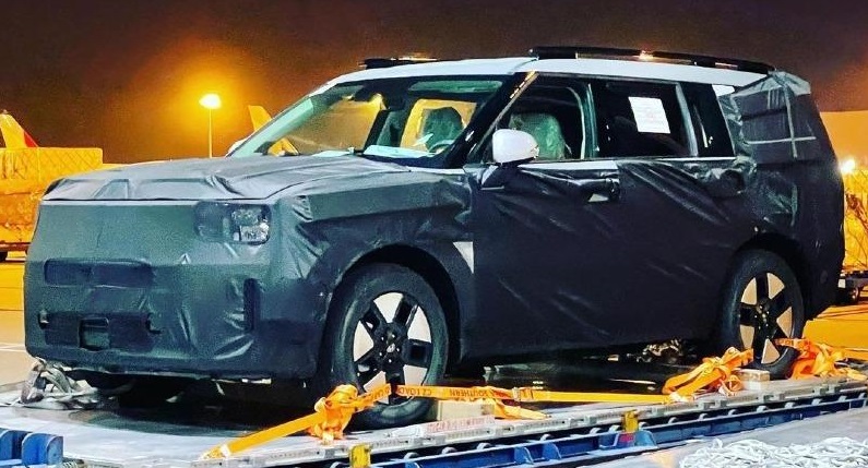Hyundai Santa Fe Caught Ready to be Shipped
