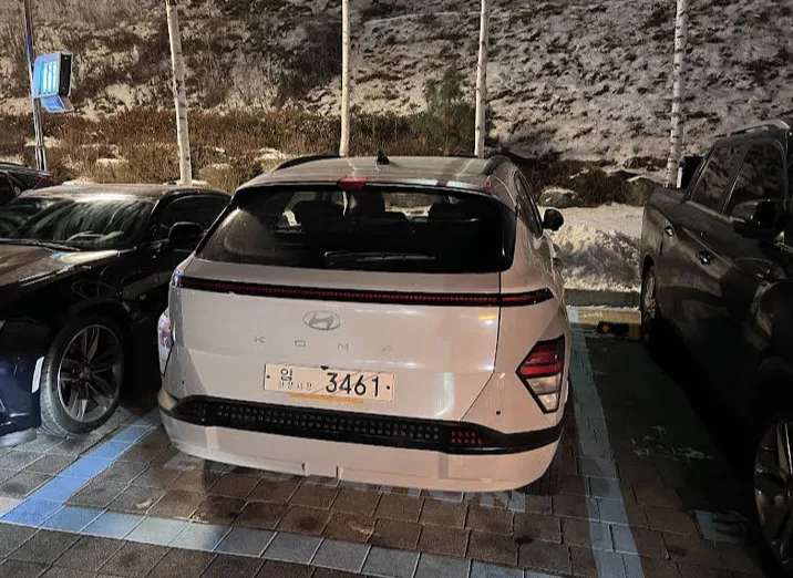 Hyundai KONA Electric Spied In & Out