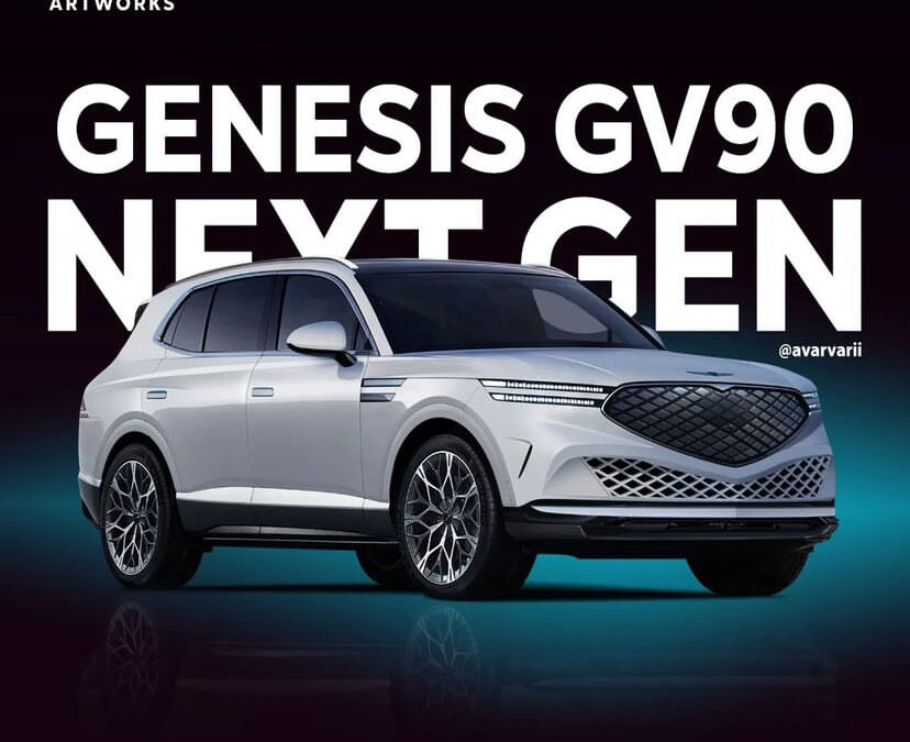 Genesis GV90 EV Flagship SUV Rendering