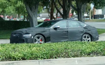 Genesis G80 Facelift Spied In & Out