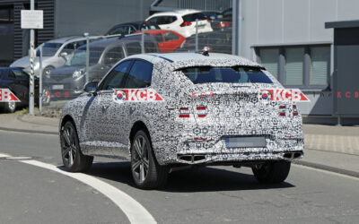 Genesis GV80 Coupe Spied Showing Its Silhouette