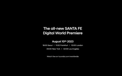 Hyundai Confirms August 10th Santa Fe World Premiere