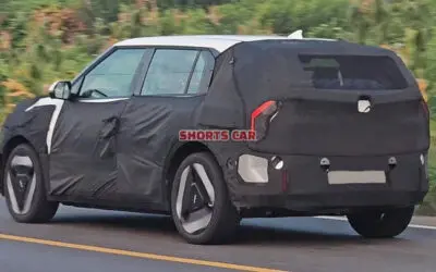 KIA EV4 Spied With Production Lights