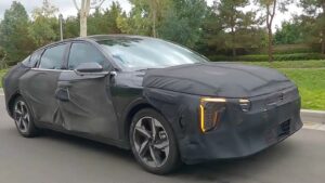 kia k4 spied up close