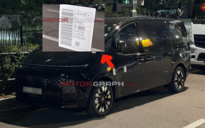 Hyundai Staria Hybrid Prototype Spied