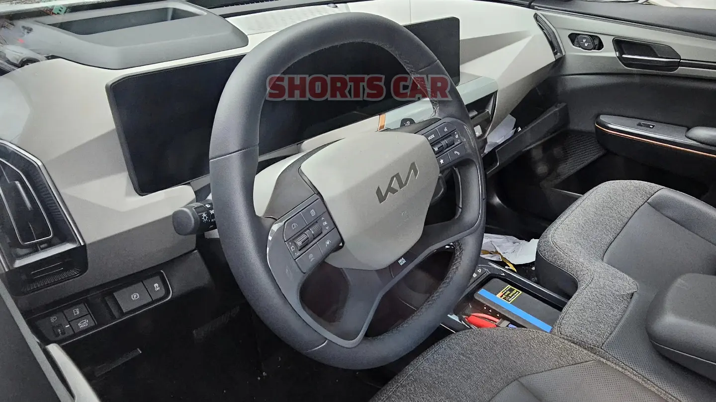 interior del kia ev5 sin disfraz