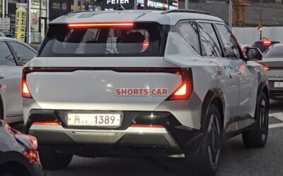 KIA EV5 Test Car Spied in Detail in South Korea