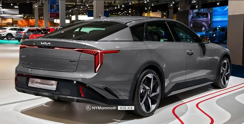KIA K4 Rear Design Rendering