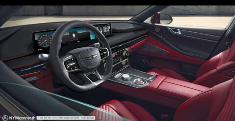 Genesis G80 Facelift Interior Rendering - Korean Car Blog