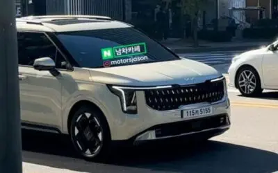 KIA Carnival Facelift Leaked