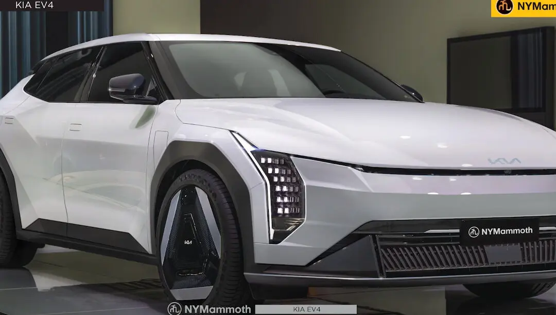 KIA EV4 Production Model Rendering