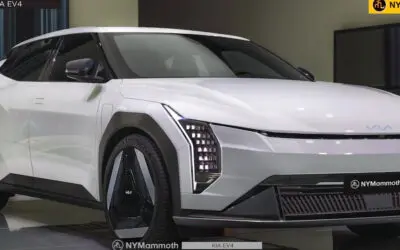 KIA EV4 Production Model Rendering